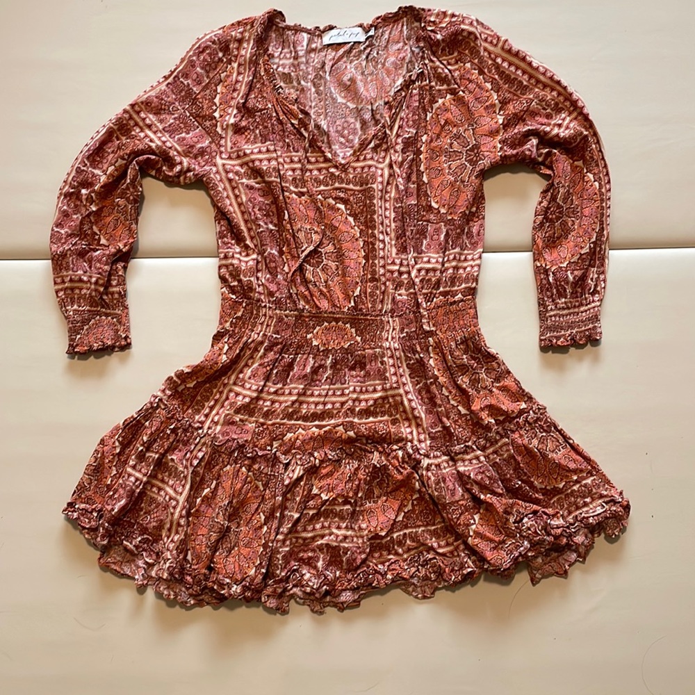 Petal & Pup mini dress with long sleeves